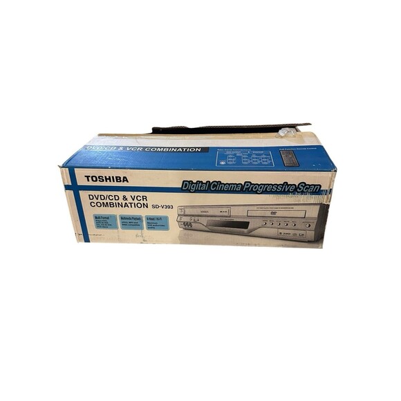 Toshiba SD-V393SU2 DVD VCR Combo Player In The Original Box No Remote - Picture 9 of 11